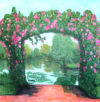 Claude Monet's Rosebush Arch